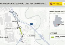 Transportes invertirà 3,9 milions d’euros per reduir el soroll de la N-2A a l’entorn hospitalari de Martorell